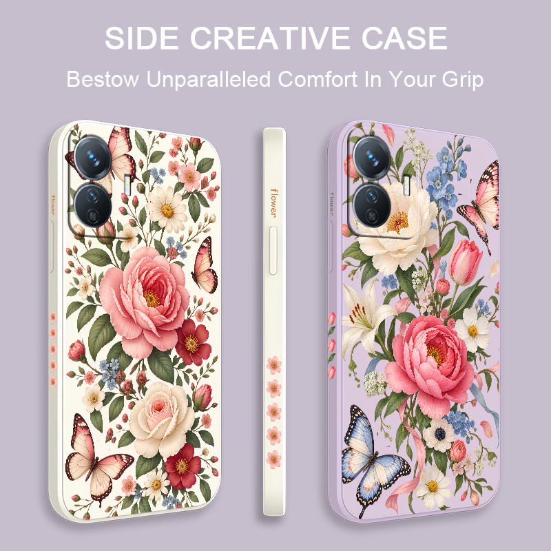 Flowers Butterflies Case For V - огляд і ціна Vivo Y28
