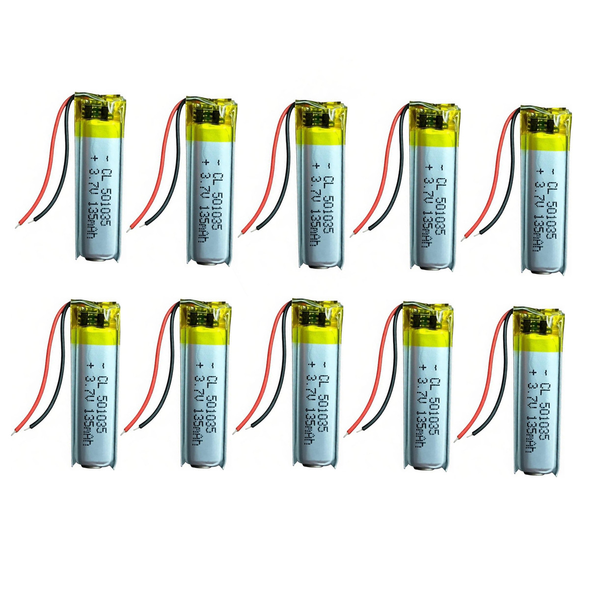 10PCS 3.7V 135mAh 501035 Lithi - огляд і ціна Smartwatch Headset