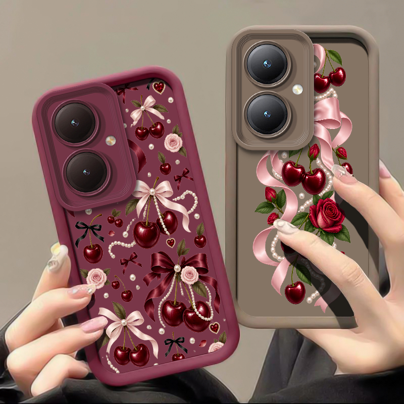 Cartoon Cherry Bow Pattern Pho - огляд і ціна Vivo Y28