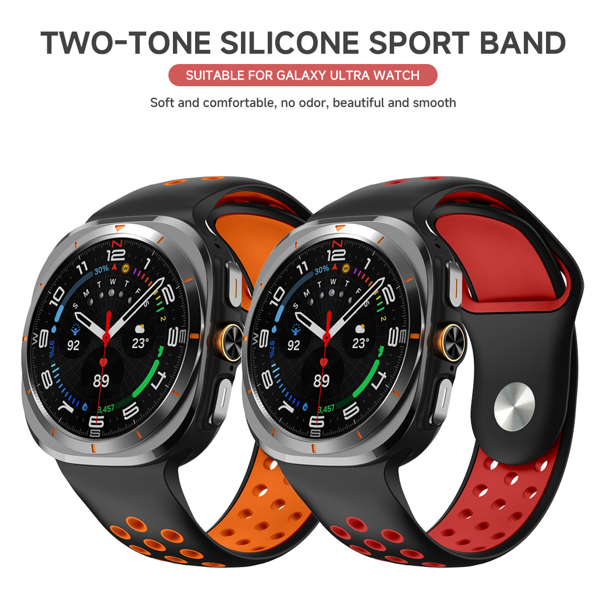 Silicone Strap For Samsung Gal - огляд і ціна Samsung Smartwatch Ultra Accessories