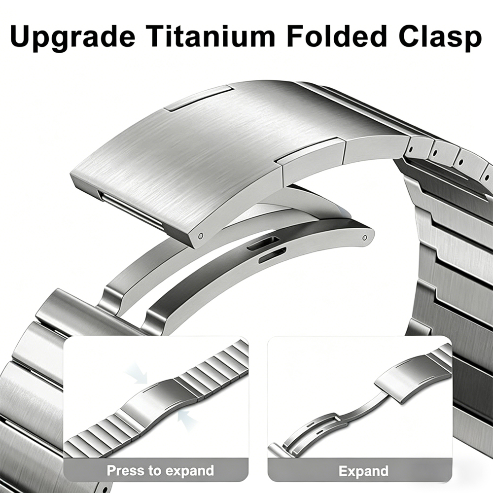 Original Titanium Strap For HU - огляд і ціна Titan Smartwatch Accessories