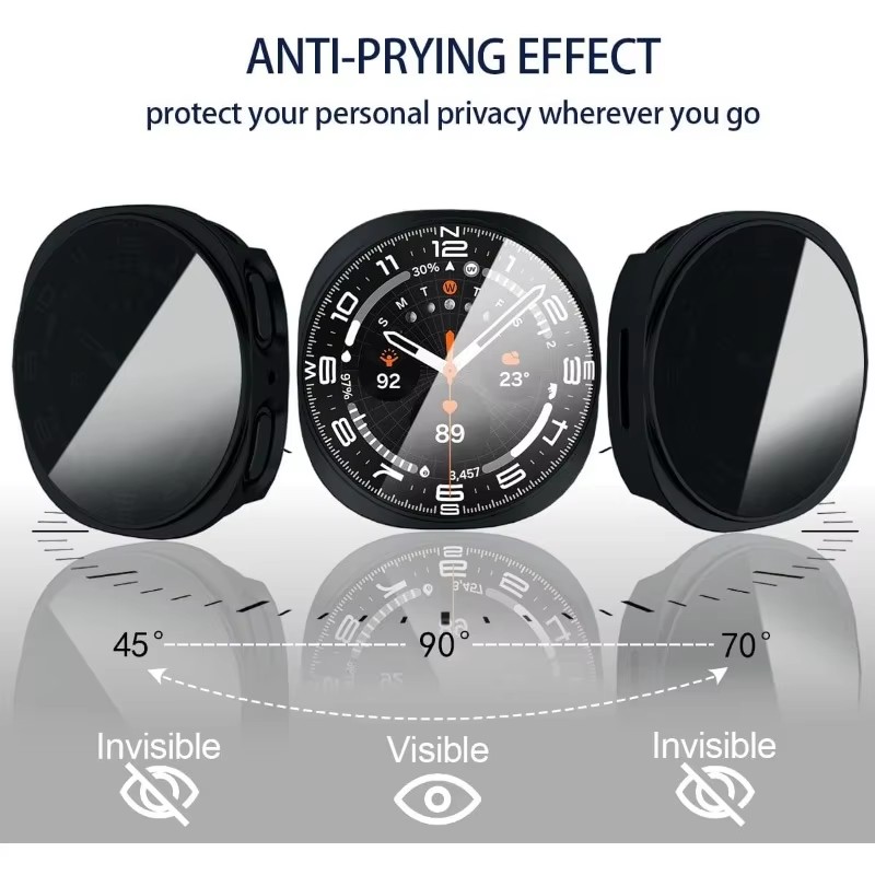 Privacy Glass+Case For Samsung - огляд і ціна Samsung Smartwatch Ultra Accessories