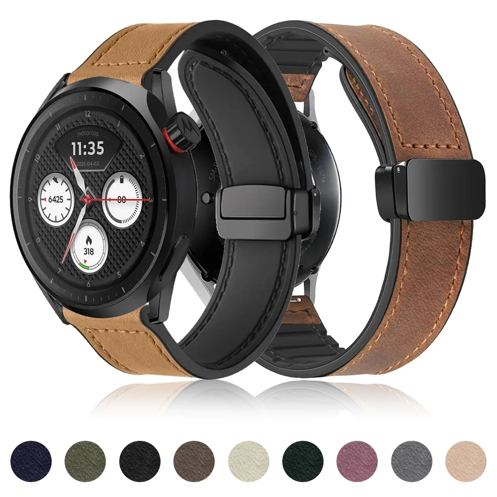 Soft Leather Strap for Motorol - огляд і ціна Motorola Smartwatch Accessories