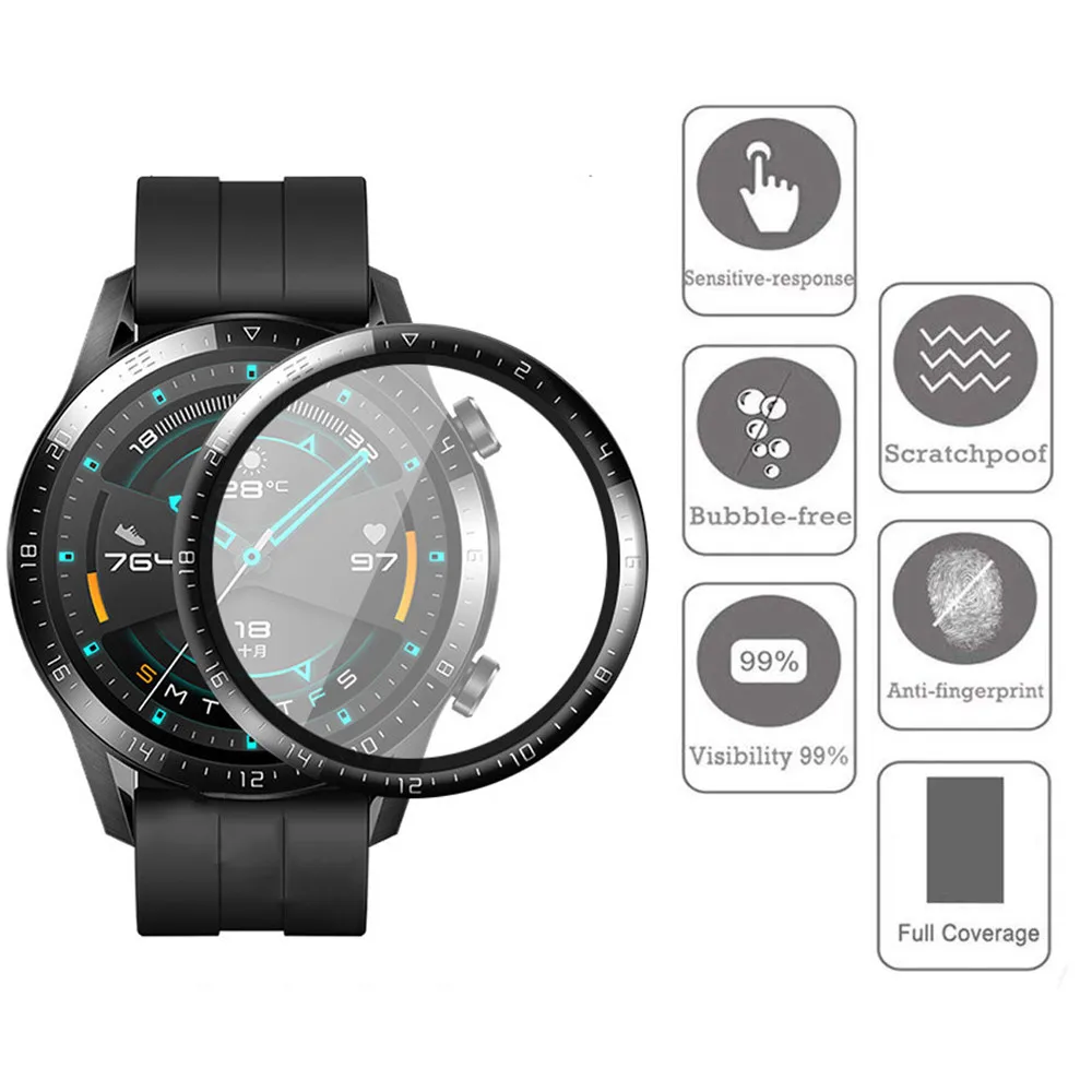 1-3pcs HD Clear Screen Protect - огляд і ціна Huawei Smartwatch Accessories