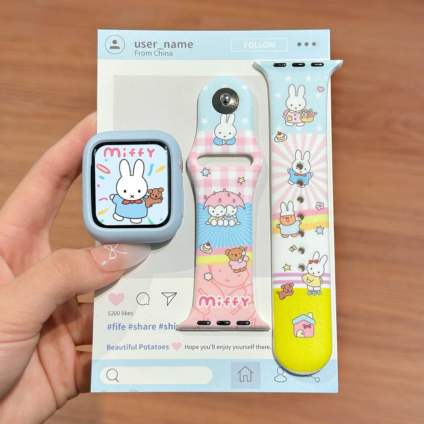 Dopamine Color Miffy Silicone  - огляд і ціна Apple Smartwatch Accessories