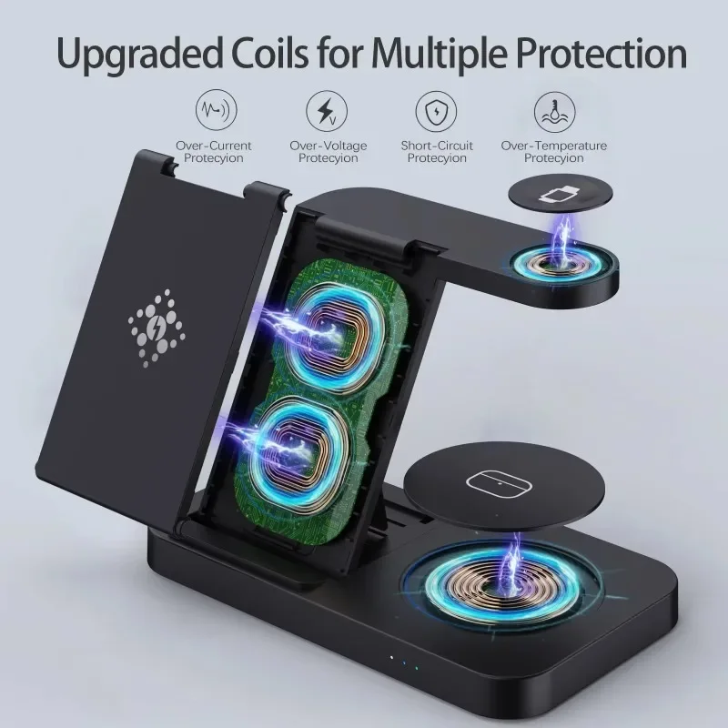 Travel 4 in 1 Wireless Charger - огляд і ціна Smartwatch Ac
